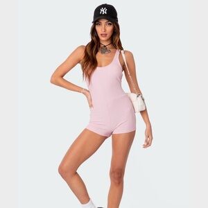 Edikted Pink Jumpsuit